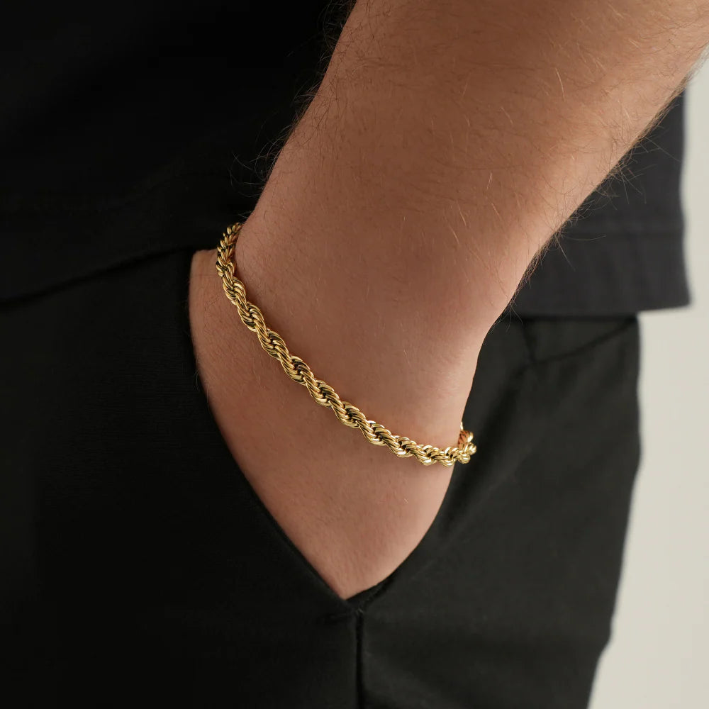 Gold Twist Rope Chain